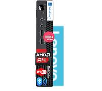 Lenovo ThinkCentre Micro ordinateur de bureau avec clavier et souris, 16 Go de RAM DDR4, disque SSD de 1 To, processeur AMD, prise en charge double écran, Wi-Fi, Bluetooth, USB, RJ-45, Windows 11 Pro