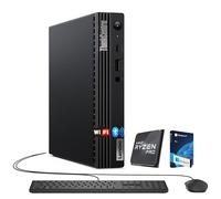 Lenovo ThinkCentre Mini ordinateur, processeur AMD Ryzen 5 Pro, 40 Go de RAM, 512 Go SSD et disque dur de 1 To, Wi-Fi 6, Bluetooth5, USB-C, HDMI, RJ-45, Windows 11 Pro - Conçu pour la programmation de