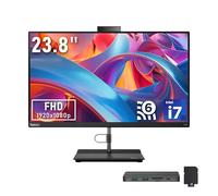 Lenovo ThinkCentre Neo 30A Ordinateur de bureau tout-en-un, écran FHD de 23,8", Intel i7-13620H, 16 Go de RAM, 800 Go de stockage (SSD de 512 Go + station d'accueil de 288 Go), carte graphique Intel