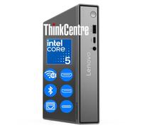 Lenovo ThinkCentre neo 50q Gen 5 Business Mini PC de bureau, Intel 12-Core 5 210H, 32 Go de RAM DDR5, 1 To SSD, WiFi 6E, Dual Display HDMI DisplayPort, Windows 11 Pro, facteur de forme minuscule de 1