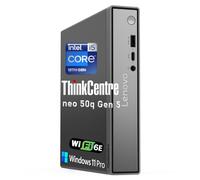 Lenovo ThinKCentre neo 50q Gen 4 Tiny Mini ordinateur de bureau professionnel de 1 L, Intel 8 cœurs i5-13420H (Beat i7-1355U), 16 Go de RAM DDR4, SSD PCIe de 1 To, 2 DisplayPorts, WiFi 6, Win 11 Pro