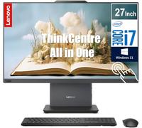 Lenovo ThinkCentre Ordinateur de bureau à écran tactile tout-en-un de 27 po | Intel Core i7 de 13e génération (10 cœurs, jusqu'à 4,90 GHz) | 32 Go de RAM, 1 To SSD | HDMI et RJ-45 | Wi-Fi 6 | Win 11