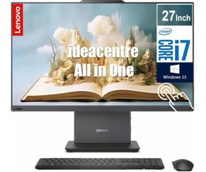 Lenovo ThinkCentre Ordinateur de bureau à écran tactile tout-en-un de 27 po | Intel Core i7 de 13e génération (10 cœurs, jusqu'à 4,90 GHz) | RAM 64 Go, SSD de 4 To | HDMI et RJ-45 | Wi-Fi 6 | Win 11