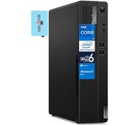 Lenovo Thinkcentre SFF M80S Business Desktop Computer (Intel i7-10700, 16 Go RAM, 256 Go PCIe SSD, WiFi 6, Bluetooth 5.1, RJ-45, 4 ports d'affichage, Win 11 Pro) avec DKZ Hub USB Port Expander