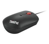 Lenovo ThinkPad Compact - Souris - droitiers et gauchers - optique - 4 boutons - filaire - USB, USB-C - noir corbeau - OEM - pour ThinkPad T16 Gen 4 21QN Noir G