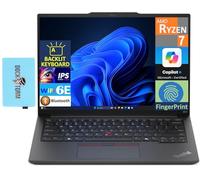 Lenovo Thinkpad E14 G6 Ordinateur portable professionnel avec écran IPS WUXGA de 14" (AMD Ryzen 7 7735U, 16 Go DDR5, SSD PCIe 512 Go, KB rétroéclairé, empreintes digitales, 2 Thunderbolt 4, WiFi 6E,