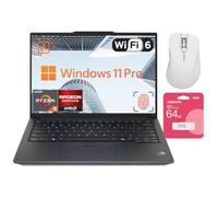 Lenovo ThinkPad E14 Gen 6 Ordinateur portable | WUXGA 14" | AMD Ryzen 5 7535U | 16 Go de RAM DDR5 | SSD 512 Go | Empreinte digitale | Rétroéclairé | Wi-Fi 6 | Windows 11 Pro | Ensemble avec souris