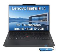 Lenovo ThinkPad E14 Ordinateur portable professionnel (14 po FHD+ anti-reflet, Intel 10-Core i7-1355U, 16 Go de RAM, 512 Go SSD), clavier rétroéclairé, empreintes digitales, charge rapide, webcam RVB