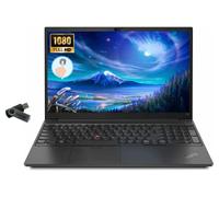 Lenovo ThinkPad E15 Gen 2 Ordinateur portable professionnel, écran FHD IPS de 15,6", Core i7-1165G7, Windows 10 Pro, 16 Go de RAM 512 Go SSD, rétroéclairage Kboard, Tech Deal USB