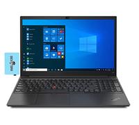 Lenovo ThinkPad E15 Gen 3 15,6" FHD IPS Ordinateur portable (AMD Ryzen 5 5500U 6 cœurs, 8 Go de RAM, 256 Go SSD, AMD Radeon (1920 x 1080), WiFi 6, Bluetooth 5.0, Webcam HD, Win 10 Pro Noir avec