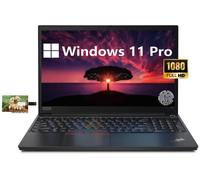 Lenovo ThinkPad E15 Ordinateur portable professionnel, écran FHD 15,6", Core i7-1165G7, Windows 11 Pro, 32 Go de RAM 1 To SSD, empreintes digitales, WiFi, carte USB Durlyfish de 32 Go