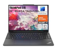Lenovo ThinkPad E16 16" FHD+ Ordinateur portable professionnel, AMD Octa-Core Ryzen 7 7730U (Beat i7-1355U), 16 Go de RAM DDR4, SSD PCIe de 1 To, WiFi6, clavier rétroéclairé, lecteur d'empreintes