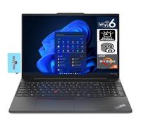 Lenovo ThinkPad E16 Gen 1 Ordinateur portable professionnel 16" WUXGA IPS Écran 300 nits (AMD Ryzen 5 7530U 6 cœurs 2,00 GHz, 24 Go de RAM, SSD PCIe 1 To, AMD Radeon, KYB rétroéclairé, FP, WiFi 6
