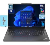 Lenovo Thinkpad E16 Gen 1 Ordinateur portable professionnel Écran tactile IPS WUXGA de 16" (Intel i5-1335U, 16 Go de RAM, 2 SSD PCIe de 1 To (24484 To), KYB rétroéclairé, FP, 2 Thunderbolt 4, WiFi 6,