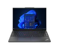 Lenovo ThinkPad E16 Gen 2 (Intel) Intel Core Ultra 7 155H Ordinateur portable 40,6 cm (16 ) WUXGA 16 Go DDR5-SDRAM 512 Go SSD Wi-Fi 6E (802.11ax) Windows 11 Pro Allemand Noir