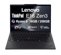 Lenovo ThinkPad E16 Gen 2 - Ordinateur portable AMD Ryzen 5 7535U 16″ WUXGA IPS - 16 Go DDR5 - 256 Go SSD - AMD Radeon 660M - Windows 11 Pro - Webcam 1080p - Wi-Fi 6 & Gigabit Ethernet - Noir graphite