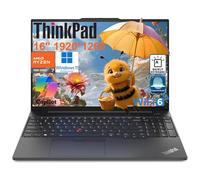 Lenovo ThinkPad E16 Gen 2 Ordinateur portable professionnel, AMD Ryzen 7 7735HS (Beat i7-1355U), 64 Go de RAM DDR5, SSD PCIe de 2 To, FHD+ 16", WiFi 6, KB rétroéclairé, lecteur d'empreintes digitales