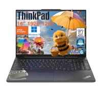 Lenovo ThinkPad E16 Gen 2 Ordinateur portable professionnel, AMD Ryzen 7 7735HS (Beat i7-1355U), 64 Go de RAM DDR5, SSD PCIe de 1 To, FHD+ 16", WiFi 6, KB rétroéclairé, lecteur d'empreintes digitales
