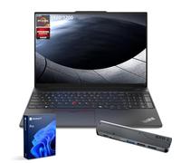 Lenovo ThinkPad E16 Gen 2 Ordinateur portable professionnel, écran FHD+ de 16", AMD Ryzen 7 7735U, 64 Go de RAM DDR5, SSD de 1 To, empreintes digitales, rétroéclairé, Wi-Fi 6, Windows 11 Pro, ensemble