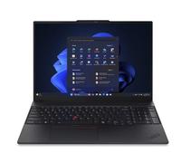 Lenovo ThinkPad E16 Gen 3 (AMD) AMD Ryzen™ 7 250 Ordinateur portable 40,6 cm (16 ) WUXGA 16 Go DDR5-SDRAM 512 Go SSD Wi-Fi 6E (802.11ax) Windows 11 Pro Allemand Noir