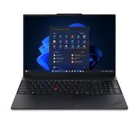 Lenovo ThinkPad E16 Gen 3 21TF0027US Ordinateur portable 16" WUXGA Intel Core 7 240H 16 Go SSD 512 Go Clavier anglais Noir Puce Intel 1920 x 1200 Windows 11 Pro Intel Commutation en plan (