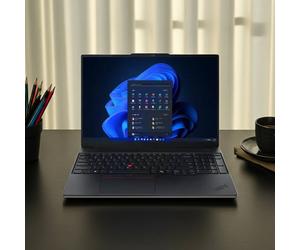Lenovo ThinkPad E16 Gen 3 AMD Processeur AMD Ryzen 5 230 3,50 GHz jusqu'à 4,90 GHz, Windows 11 Professionnel 64, 512 Go SSD M.2 2242 PCIe Gen4 TLC Opal - 21ST001GFR Eclipse Black