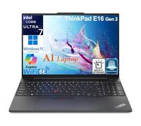 Lenovo ThinkPad E16 Gen 3 Ordinateur portable professionnel, Intel 16-Core Ultra 7 255H (Beat i9-13900H), 32 Go de RAM DDR5, 1 To PCIe SSD, 16" FHD+, WiFi 6E, Bluetooth 5.3, webcam, clavier numérique
