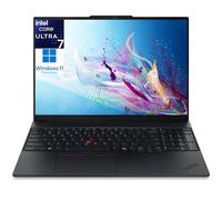 Lenovo ThinkPad E16 Gen 3 Ordinateur portable professionnel, Intel Ultra 7 255H (édition 2026), 16 Go DDR5 et 512 Go SSD, batterie longue durée, compatible IA, lecteur d'empreintes digitales, Windows