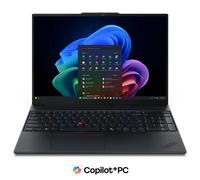 Lenovo ThinkPad E16 Gen 3 Processeur Intel® Core Ultra 7 258V coeurs LPE jusqu'à 3,70 GHz coeurs P jusqu'à 4,80 GHz, 32 Go MOP, Windows 11 Professionnel 64, 512 Go SSD M.2 2242 PCIe Gen4 TLC Opal - 22