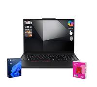 Lenovo ThinkPad E16 Ordinateur portable professionnel, écran tactile FHD+ antireflet, AMD Ryzen 5 7535U, 16 Go DDR5, 512 Go SSD, Wi-Fi 6E, empreintes digitales, rétroéclairé, Windows 11 Pro, ensemble