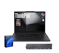 Lenovo ThinkPad E16 Ordinateur portable professionnel, écran tactile FHD+ antireflet, AMD Ryzen 5 7535U, 16 Go DDR5, 512 Go SSD, Wi-Fi 6E, empreintes digitales, rétroéclairé, Windows 11 Pro, ensemble