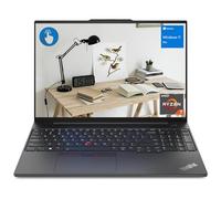 Lenovo ThinkPad E16 Ordinateur portable professionnel, écran tactile WUXGA 16", AMD Ryzen 7 7730U, 40 Go de RAM, 2 To SSD, webcam, HDMI, clavier rétroéclairé, lecteur d'empreintes digitales, Wi-Fi 6