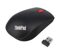 Lenovo ThinkPad Essential Wireless Mouse - Souris - laser - 3 boutons - sans fil - 2.4 GHz - récepteur sans fil USB - ThinkRed