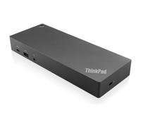 Lenovo ThinkPad Hybrid USB-C with USB-A Dock - Station d'accueil - USB-C - 2 x HDMI, 2 x DP - 1GbE - 135 watt - Campus - pour ThinkPad T16 Gen 4 21QN