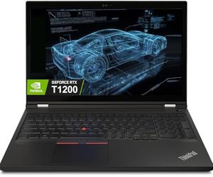 Lenovo ThinkPad P15 Station de travail mobile (15,6" 4K, NVIDIA RTX T1200 4 Go, Intel 8-Core i7-11800H, 32 Go de RAM, 1 To SSD), ordinateur portable pour ingénieur, designer, architecte, KB