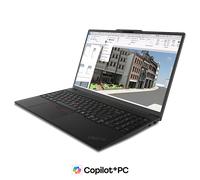 Lenovo ThinkPad P16s Gen 5 Processeur Intel® Core Ultra 7 356H coeurs E jusqu'à 3,50 GHz coeurs P jusqu'à 4,70 GHz, Windows 11 Famille 64, 512 Go SSD TLC Opal - 21XECTO1WWFR1 Black