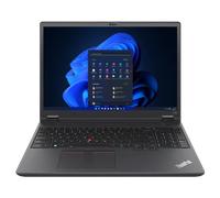 Lenovo ThinkPad P16v Gen 1 AMD Processeur AMD Ryzen 9 PRO 7940HS 4,00 GHz jusqu'à 5,20 GHz, Windows 11 Professionnel 64, 2 To SSD Performance TLC Opal - 21FE004KFR Thunder Black