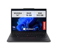 Lenovo ThinkPad T14 Gen 6 Ordinateur portable professionnel 14" WUXGA avec processeur Intel Core Ultra 7 avec IA, mémoire RAM DDR5 16 Go, SSD 512 Go, caméra 5 MP - Noir