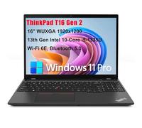 Lenovo ThinkPad T16 Gen 2 Ordinateur portable professionnel, 16" FHD+, 13e génération, Intel 10-Core i5-1335U (Beat i7-1255U), 40 Go de RAM DDR4, SSD PCIe de 2 To, WiFi 6E, BT 5.3, Windows 11 Pro