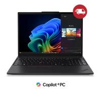 Lenovo ThinkPad T16 Gen 4 16 AMD Processeur AMD Ryzen AI 5 PRO 340 2,00 GHz jusqu?à 4,80 GHz, Windows 11 Famille 64, 512 Go SSD TLC Opal - 21QNCTO1WWFR4 Black