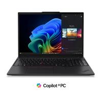 Lenovo ThinkPad T16 Gen 4 16 AMD Processeur AMD Ryzen AI 7 PRO 350 2,00 GHz jusqu'à 5,00 GHz, Windows 11 Professionnel 64, 1 To SSD Performance TLC Opal - 21QNCTO1WWFR2 Black