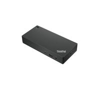 Lenovo ThinkPad Universal USB-C Dock 40AY0090EU : USB 3.2 Gen 1 Type-C, 2x USB 2.0, 3x USB 3.2 Gen 2 Type-A, HDMI, 2x DisplayPort, Ethernet, 4K, 90W