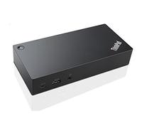 Lenovo 40A90090DK station d'accueil Avec fil USB 3.2 Gen 1 (3.1 Gen 1) Type-C Noir