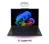 Lenovo ThinkPad X1 Carbon Gen 13 Aura Edition Processeur Intel® Core Ultra 7 258V c?urs LPE jusqu?à 3,70 GHz c?urs P jusqu?à 4,80 GHz, 32 Go MOP, Windows 11 Professionnel 64, 512 Go SSD M.2 2280 PCIe