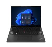 Lenovo ThinkPad X13 2-in-1 Gen 5 Intel Core Ultra 5 125U Hybride (2-en-1) 33,8 cm (13.3 ) Écran tactile WUXGA 16 Go LPDDR5x-SDRAM 256 Go SSD Wi-Fi 6E (802.11ax) Windows 11 Pro Nordique Noir