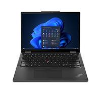 Lenovo ThinkPad X13 2-in-1 Gen 5 Intel Core Ultra 5 125U Hybride (2-en-1) 33,8 cm (13.3") Écran tactile WUXGA 16 Go LPDDR5x-SDRAM 512 Go SSD Wi-Fi 6E (802.11ax) Windows 11 Pro Français Noir