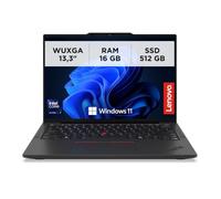 Lenovo ThinkPad X13 Gen 6 Ordinateur portable professionnel 13,3" WUXGA, Intel Core Ultra 7 avec IA, mémoire RAM DDR5 16 Go, SSD 512 Go, ultra léger, caméra 5 Mpx, noir