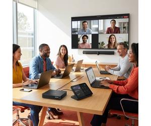 Lenovo ThinkSmart Core Microsoft Teams Rooms Kit Système complet pour salles de réunion Microsoft Teams Rooms avec mini PC ThinkSmart Core, contrôleur