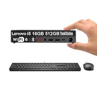 Lenovo ThinkStation P3 Tiny Station de travail (Intel 14-Core i5-14500 vPro (> i7-13700), 16 Go DDR5, 512 Go SSD), mini PC d'affaires, micro et MFF, Ethernet, Wi-Fi 6, HDMI, Win 11 Pro, 2025