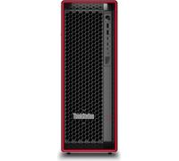 Lenovo ThinkStation P5 Intel® Xeon® W W3-2525 32 Go DDR5-SDRAM 1 To SSD NVIDIA RTX A2000 Windows 11 Pro for Workstations Station de travail tour noire, rouge